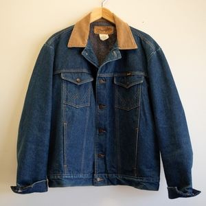 Vintage Wrangler Denim Jean Jacket Corduroy 70s